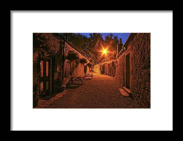 Alley Framed Print featuring the photograph Down the Alley by Robert Och