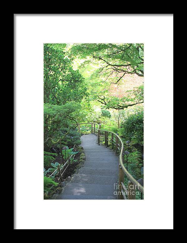 Garden Framed Print featuring the photograph Down to the Garden by Carol Groenen