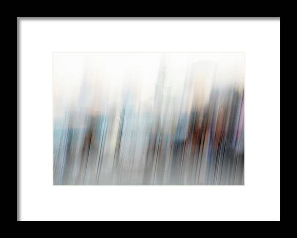Downtown Framed Print featuring the photograph Downtown Chicago Abstract by Marilyn Hunt