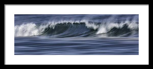 Drakes Beach Framed Print featuring the photograph Drakes Beach Wave by Don Hoekwater Photography