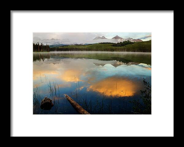 Sunrise Framed Print featuring the photograph Dramatic Sawtooth Sunrise at Stanley Idaho by Vishwanath Bhat