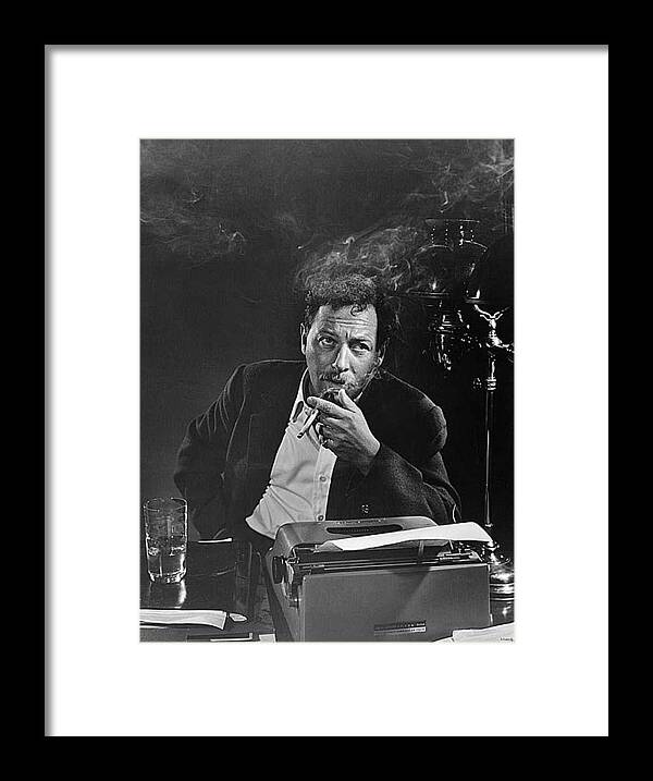 Dramatist Tennessee Williams Circa 1949 Framed Print featuring the photograph Dramatist Tennessee Williams circa 1949 by David Lee Guss