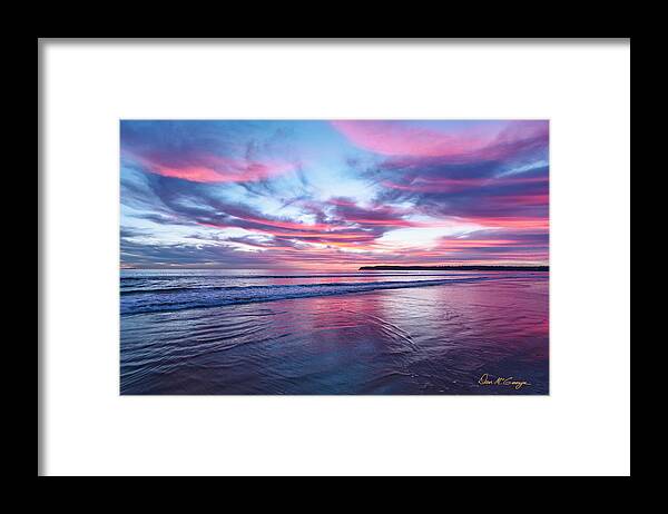 Sunset Framed Print featuring the photograph Drapery by Dan McGeorge