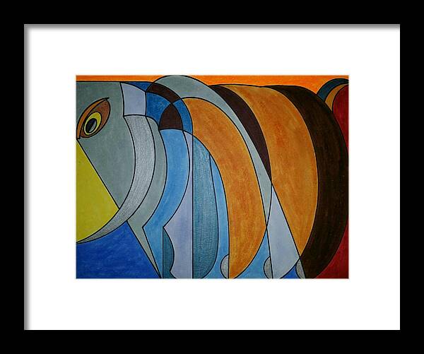 Geometric Art Framed Print featuring the glass art Dream 260 by S S-ray