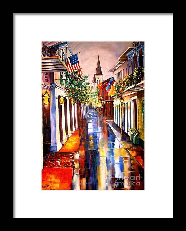 New Orleans Framed Print featuring the painting Dream of New Orleans by Diane Millsap