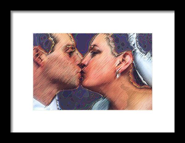 Wedding Framed Print featuring the digital art Dream Wedding by JoAnne Castelli-Castor