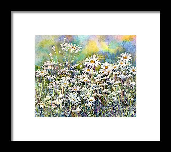 Daisy Framed Print featuring the painting Dreaming Daisies by Hailey E Herrera