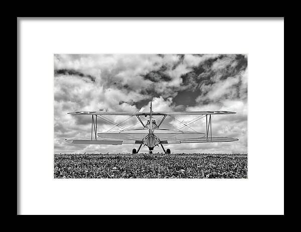 2012 Framed Print featuring the photograph Dreaming of Flight, in Black and White by Chris Buff