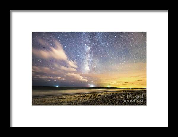 Milky Way Framed Print featuring the photograph Dreaming of our milky way galaxy by Robert Loe