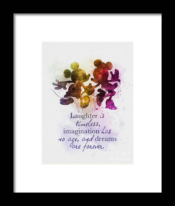 Quote Framed Print featuring the mixed media Dreams are Forever by My Inspiration