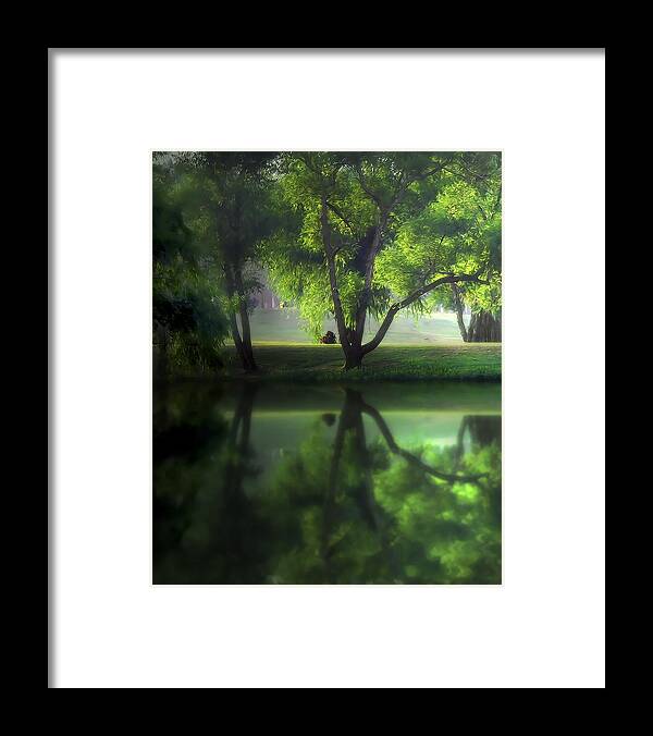 Lake Framed Print featuring the photograph Dreamy Afternoon by Cecil Fuselier