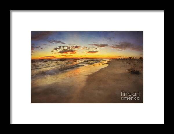 Sunset Framed Print featuring the photograph Dreamy Colorful Sunset by Susan Gary