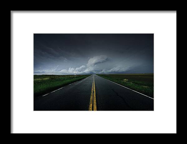 Drifting Framed Print featuring the photograph Drifting Left Of Center by Brian Gustafson