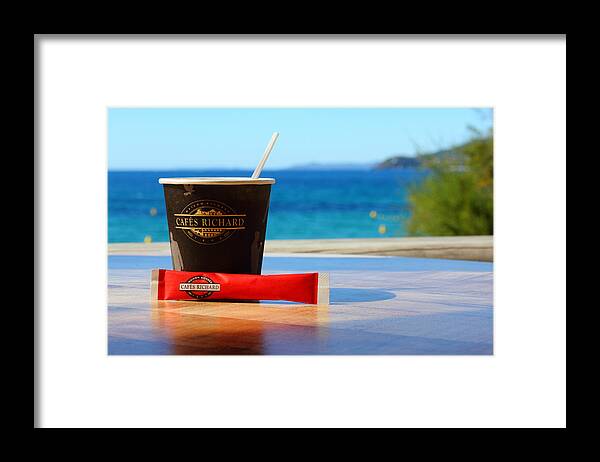Coffee Framed Print featuring the photograph Drink it in by Richard Patmore