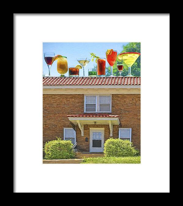 Drinks Framed Print featuring the photograph Drinks on the House by Nikolyn McDonald