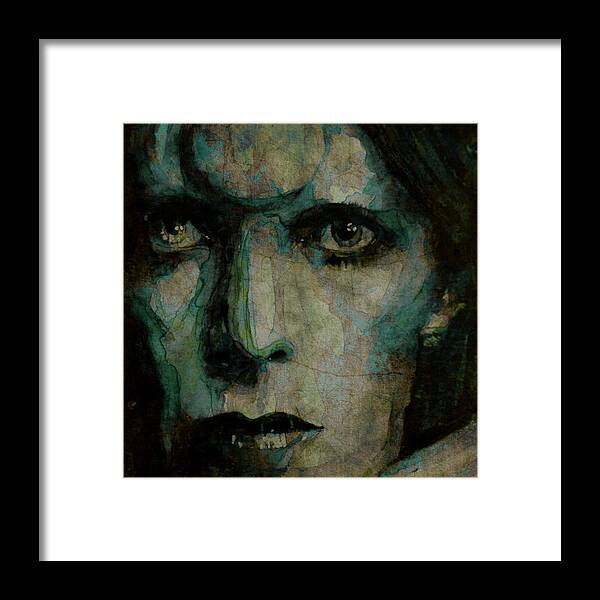 David Bowie Framed Print featuring the painting Drive In Saturday@ 2 by Paul Lovering