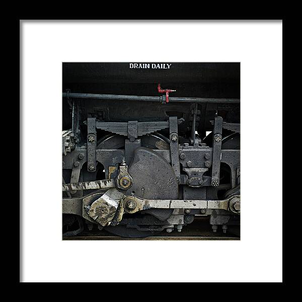 Locomotive Framed Print featuring the photograph Drivers by Bud Simpson