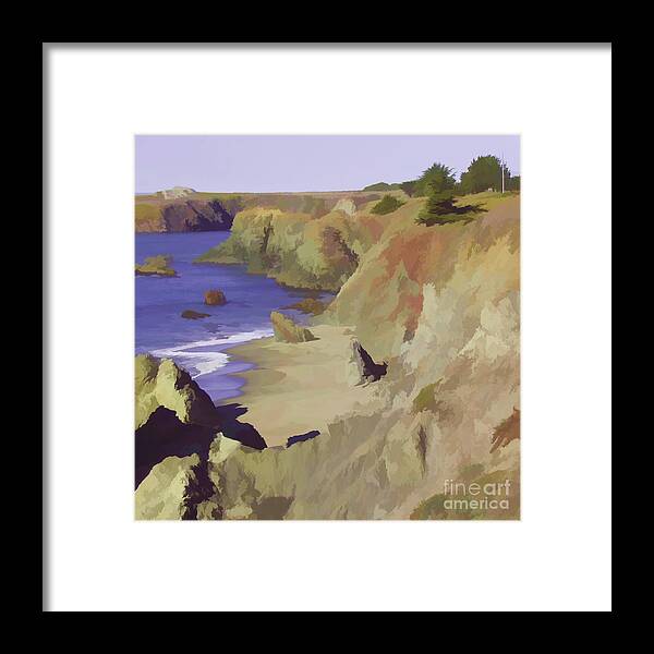 Landscape Framed Print featuring the photograph Above Bodega by Joyce Creswell
