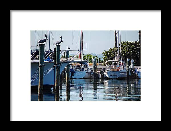Boats Framed Print featuring the photograph Duneden FL. by Robert Meanor