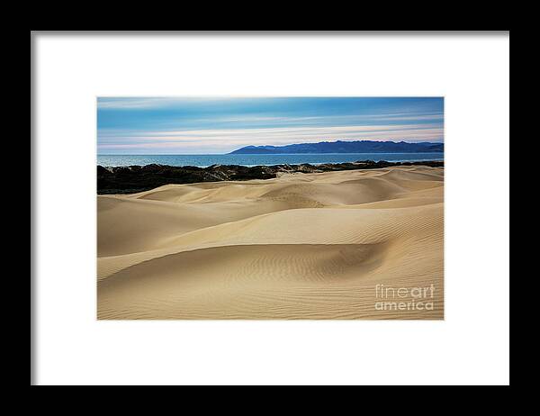 Landscape Framed Print featuring the photograph Dunes To Point Buchon by Mimi Ditchie