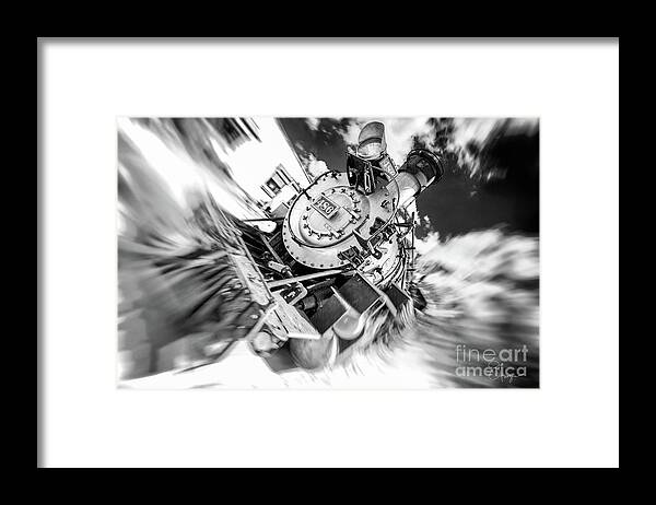 Durango Framed Print featuring the photograph Durango Silverton Train Arrives by Doug Sturgess