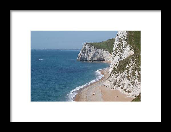  Framed Print featuring the photograph Durdle Door Photo 5 by Julia Woodman