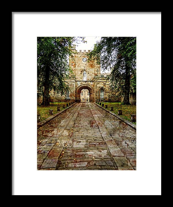 Durham Castle Framed Print featuring the photograph Durham Castle England by Lynn Bolt