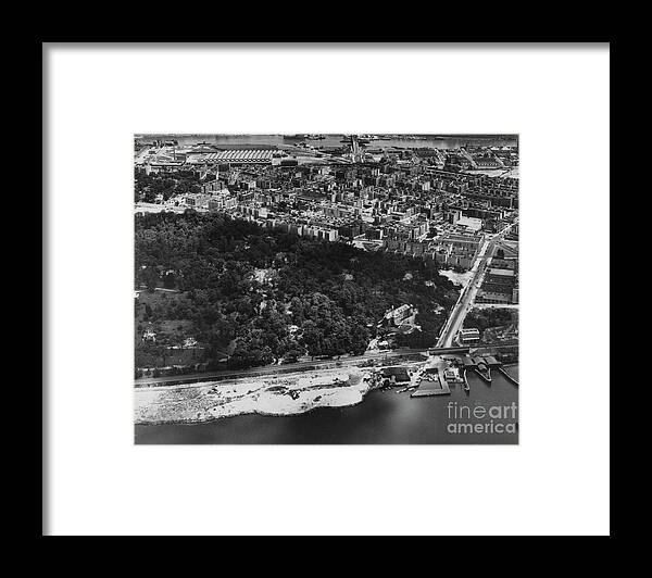 Inwood Framed Print featuring the photograph Dyckman Street Ferry, 1935 by Cole Thompson