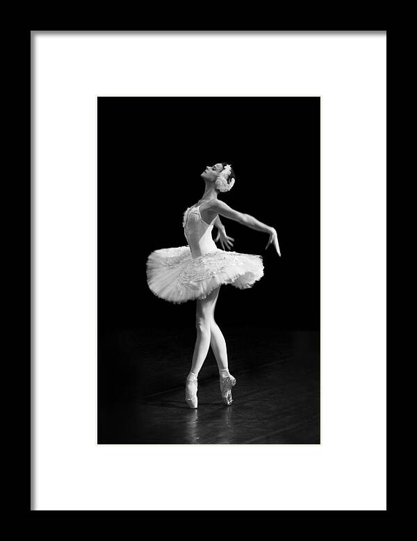 Clare Bambers Framed Print featuring the photograph Dying Swan I Alternative Size by Clare Bambers