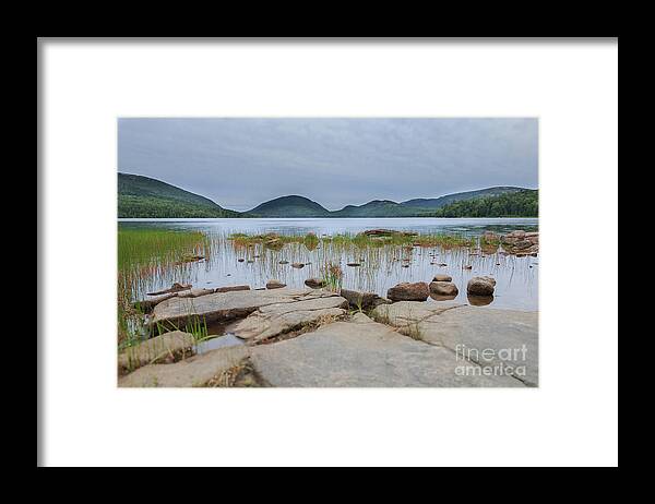 #elizabethdow Framed Print featuring the photograph Eagle Lake Acadia National Park by Elizabeth Dow