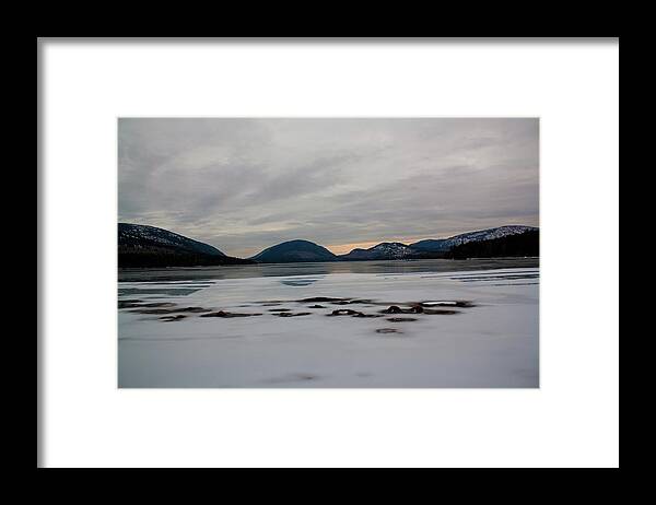 Water Framed Print featuring the photograph Eagle Lake Sunset I by Greg DeBeck
