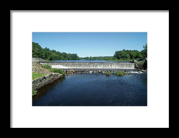 Eagleville Framed Print featuring the photograph Eagleville Dam, Connecticut by David Birchall