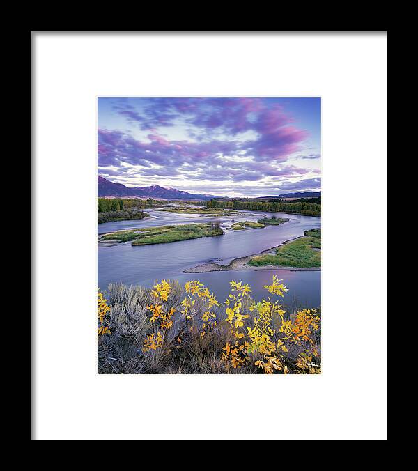 Idaho Scenics Framed Print featuring the photograph Early Autumn by Leland D Howard