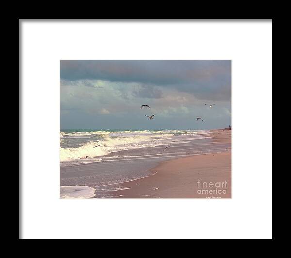 Beach Framed Print featuring the photograph Early Evening by Megan Dirsa-DuBois