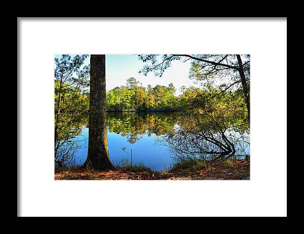 Fall Framed Print featuring the photograph Early Fall Reflections by Nicole Lloyd