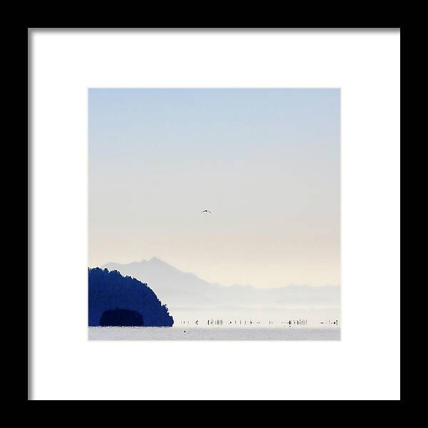 Whidbey Island Framed Print featuring the photograph Early Morning Ala Spit Whidbey Island Square Format by Carol Leigh