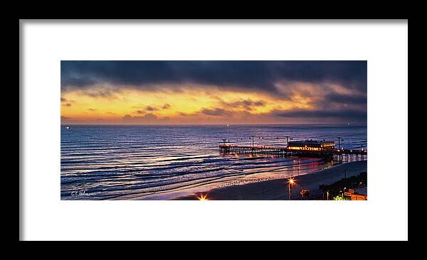 Beach Framed Print featuring the photograph Early Morning In Daytona Beach by Christopher Holmes