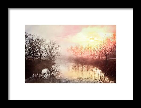 Appalachia Framed Print featuring the photograph Early Morning on the River by Debra and Dave Vanderlaan