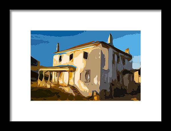 Macro Framed Print featuring the photograph Early Morning Shadows by Dave Byrne