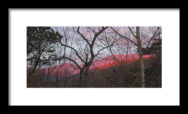 Spring Framed Print featuring the photograph Early Spring Sunrise by Tammy Schneider