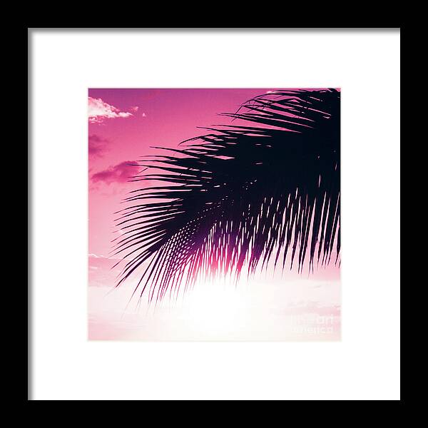 Pink Framed Print featuring the photograph Earth Heart Kahakai by Sharon Mau