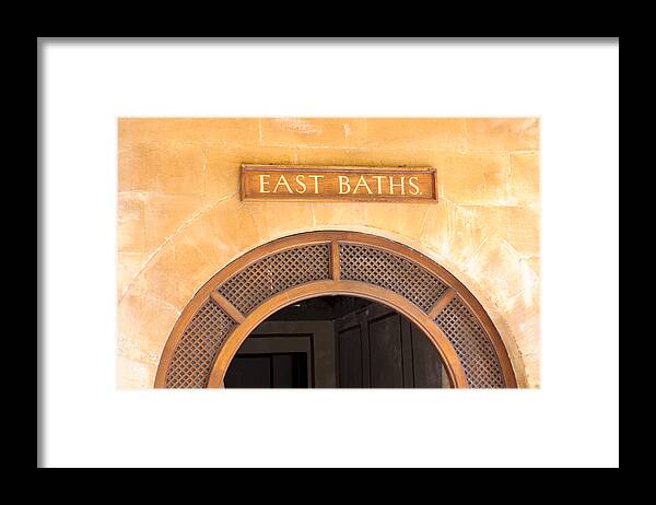 East Baths Framed Print featuring the photograph East Baths by Christi Kraft