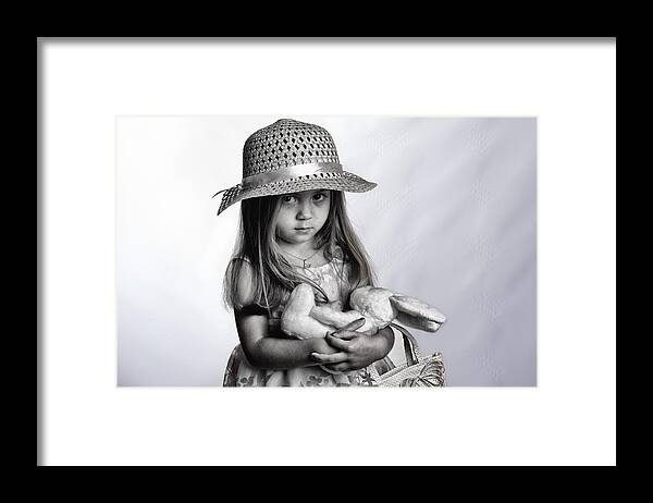 Easter Framed Print featuring the photograph My Bunny by Kevin Cable