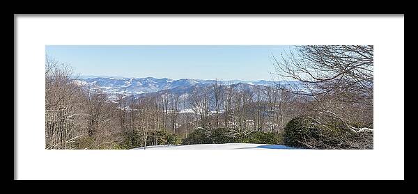 Snowscape Framed Print featuring the photograph Easterly Winter View by D K Wall