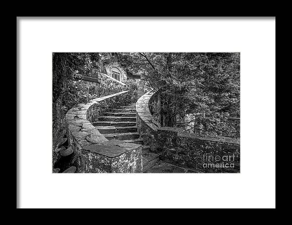 Baptist Framed Print featuring the photograph Eastern University Stone Stairway Detail by University Icons