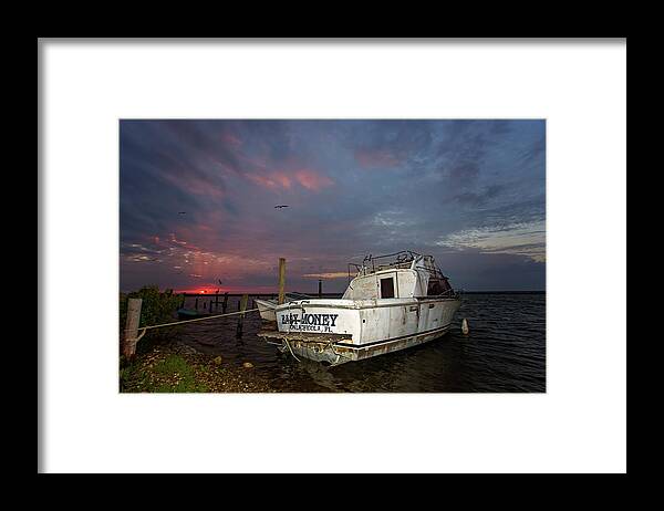 Boat Framed Print featuring the photograph Easy Money by Eilish Palmer