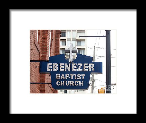 Ebenezer Baptist Church Framed Print featuring the photograph Ebenezer Baptist Church by Kevin Croitz