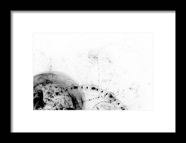 Abstract Framed Print featuring the digital art Echo 1 by Scott Norris