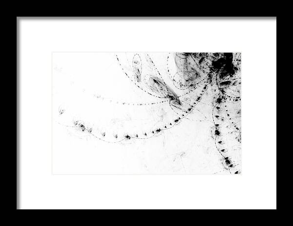 Abstract Framed Print featuring the digital art Echo 2 by Scott Norris