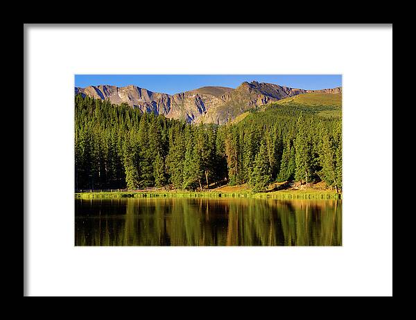 Colorado Framed Print featuring the photograph Echo Lake by John De Bord